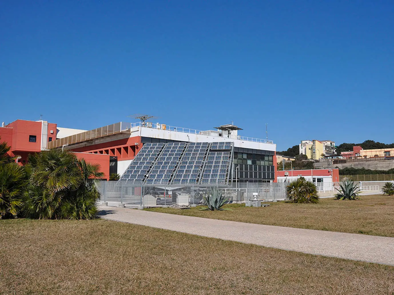 Vista dell'ingresso del Centro Ricerche ENEA di Portici